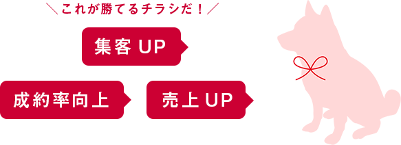 これが勝てるチラシだ!集客UP 成約率向上 売上UP